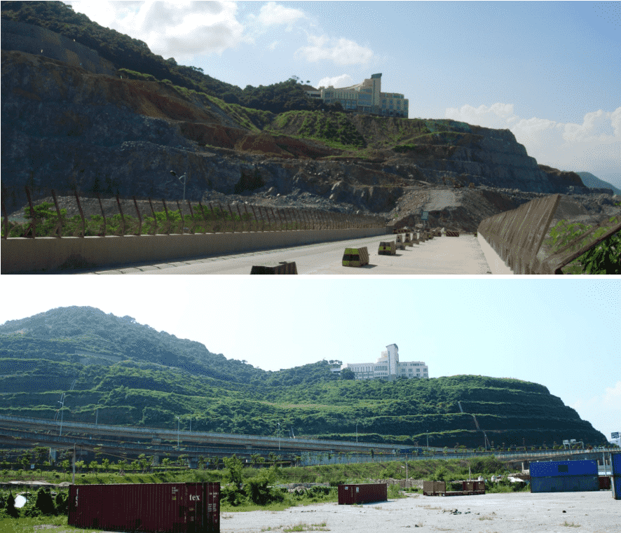 深圳市東部沿海高速公路-蓮塘至鹽田段梧桐山道立交路塹邊坡地質(zhì)災(zāi)害治理工程勘查、設(shè)計
