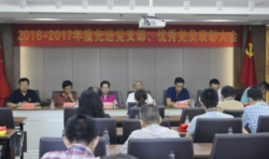 公司黨委召開2016-2017年度先進黨支部、優(yōu)秀黨員表彰大會